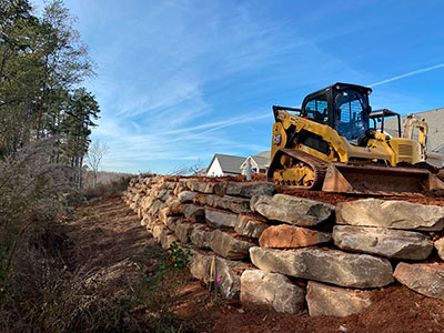 Earth Retaining Wall Structures, Simpsonville SC