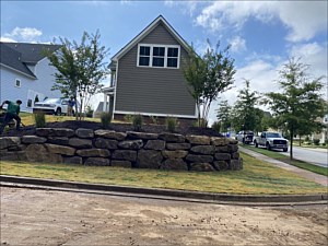 Retaining Wall, Landrum, SC