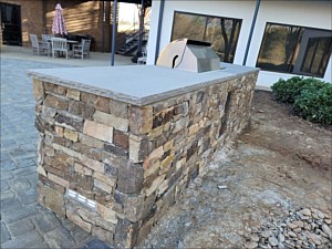 Outdoor Kitchen Install, Taylors, SC