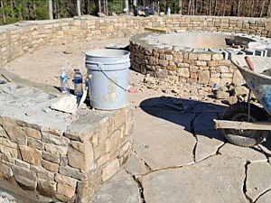 Retaining Wall Install, Travelers Rest, SC