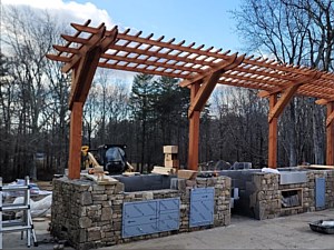 Outdoor Kitchen Install, Easley, SC